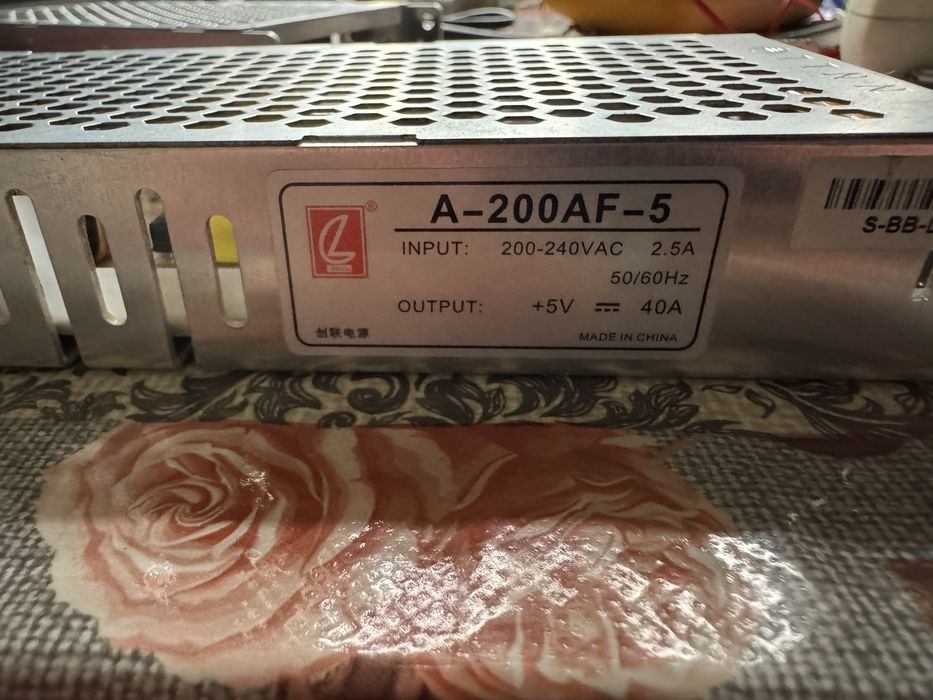 Блок питание 5+ вольт 40 ампер