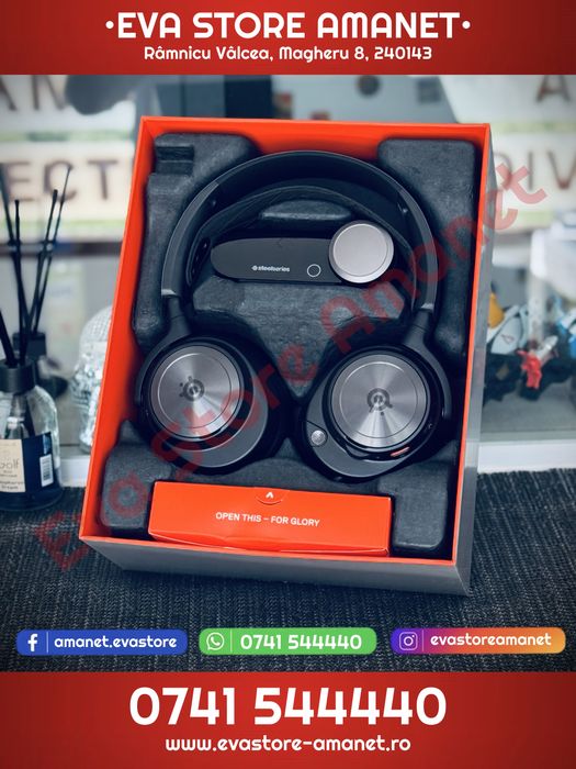 Casti Gaming SteelSeries Arctis Nova Pro pentru PC/Xbox Series X/S Xbox One PS4 PS5 Switch Android