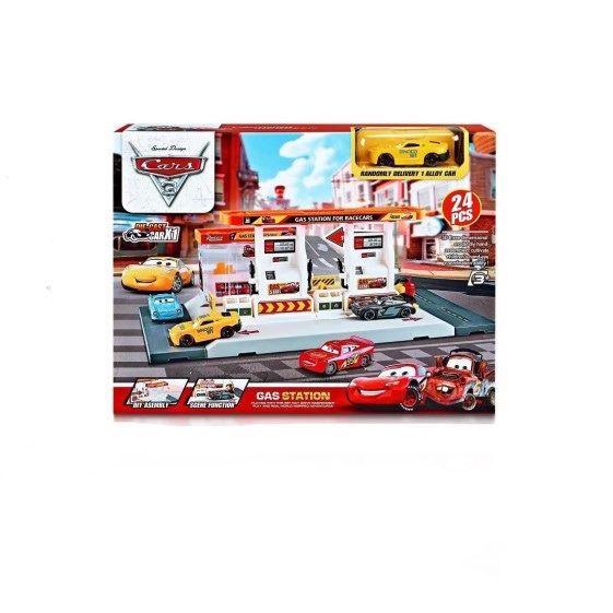 Бензиностанция с път и кола Макуин, McQueen