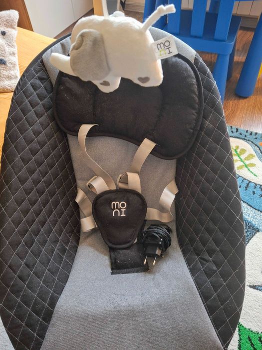Електрическа люлка от Moni - Rocky, сив цвят