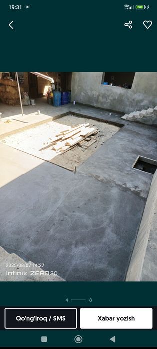 Styashka bardyor transha padval ishlari mavjud