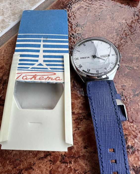 Нов сьветски механичен рьчен часовник Ракета вечния календар