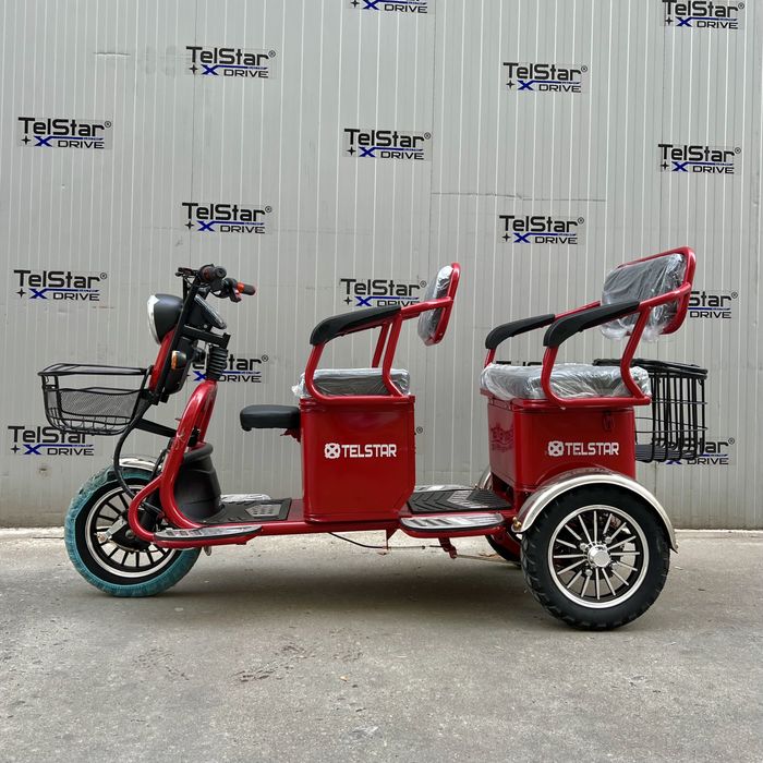 Електрическа триколка TS-005.3 с карго отделение 1400W 60V 2025 НОВО