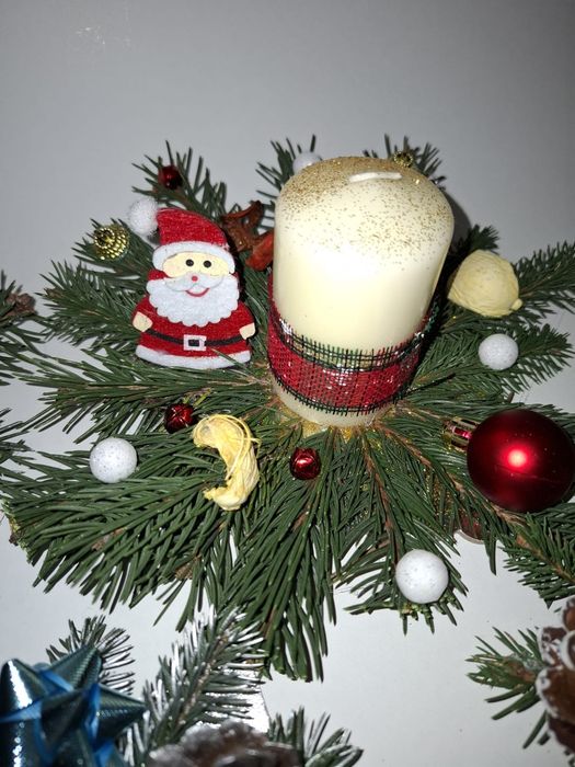 Ornament hand made pentru masa de Crăciun