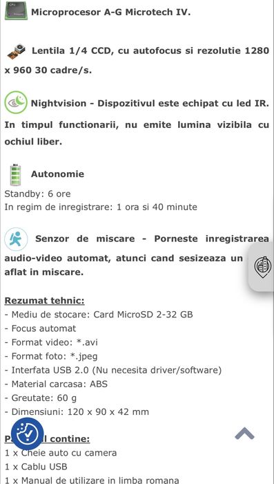 Mini camera smart