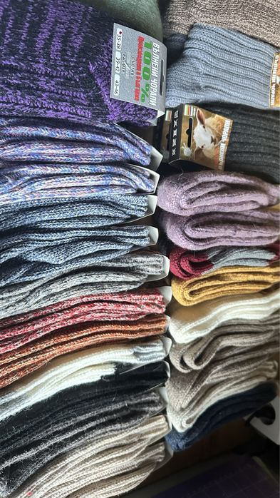 100% вълнени чорапи