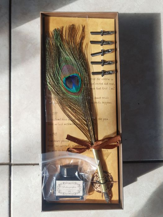 Нов Луксозен Калиграфски подаръчен комплект