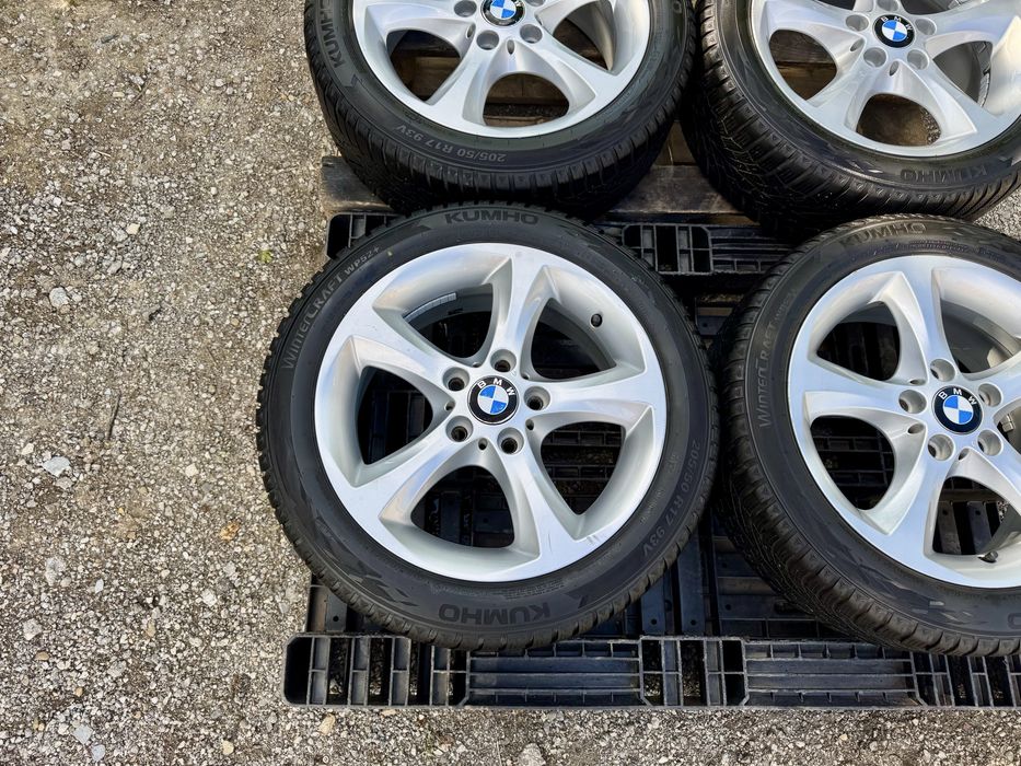 Алуминиеви джанти 17" 5x120+НОВИ ГУМИ DOT2625 Kumho-BMW X3,E87,E60,F20