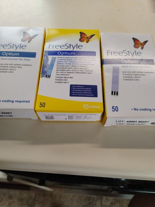 Тест ленти за кръвна захар FreeStyle