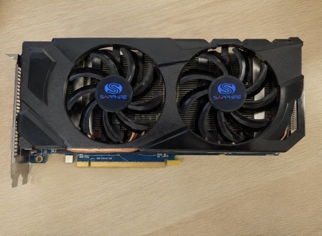 AMD Sapphire Radeon HD 7870 2GB – работеща, добро състояние