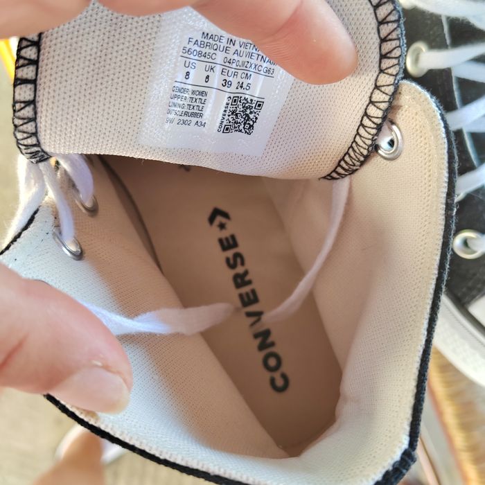 Converse unisex cu talpa înaltă mar 39