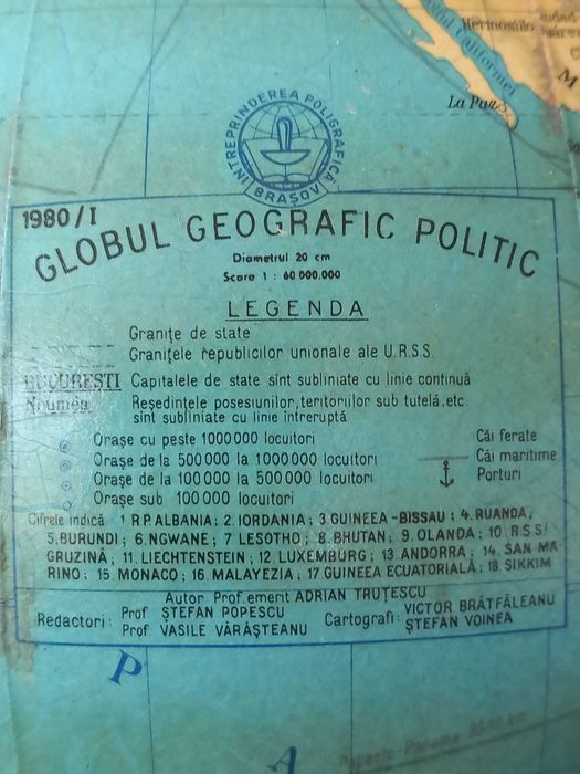 Veioza Romaneasca Glob Pamantesc,Anii ''80