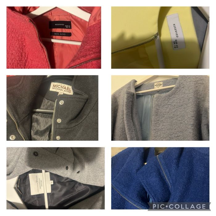 Дамски палта вълна различни цветове