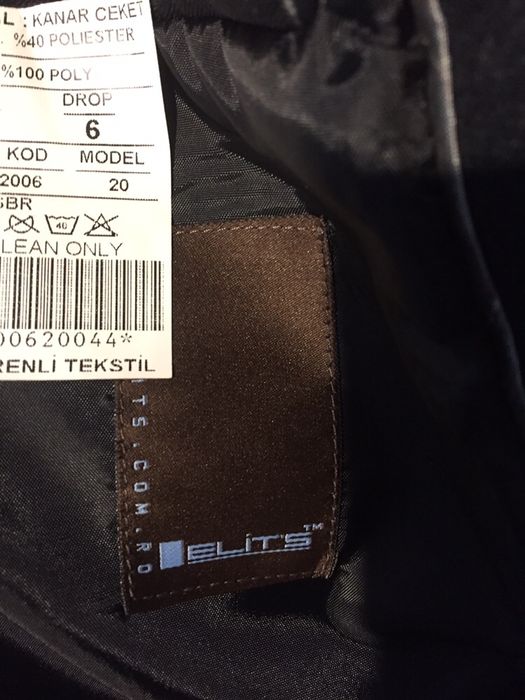 Sacou barbatesc Elits mar 46 din stofa -lana 60%