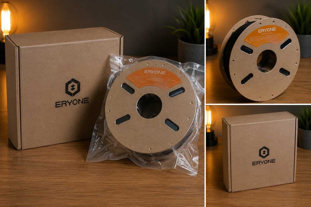 Filament ERNONE PETG Carbon Fiber 1.75mm – PETG CF Premium pentru imprimantă 3D – 1KG