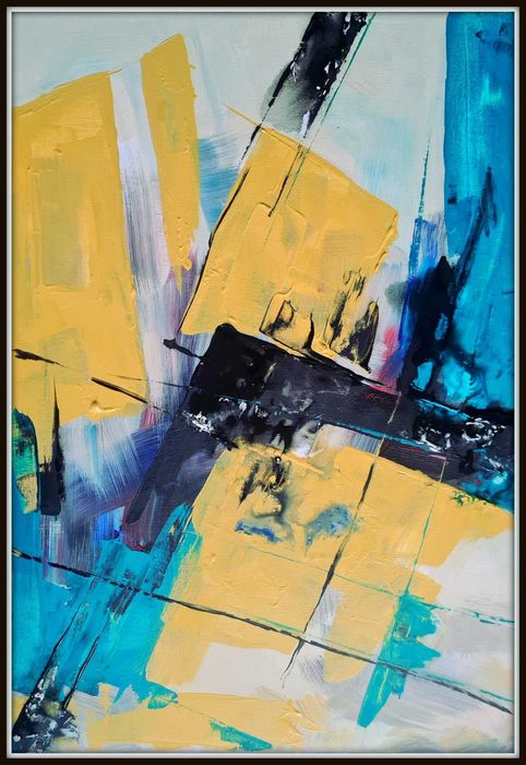 Големи абсрактни авторски картини за дома и офиса!