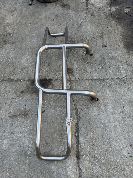 Bullbar original Nissan Patrol Y60 inox