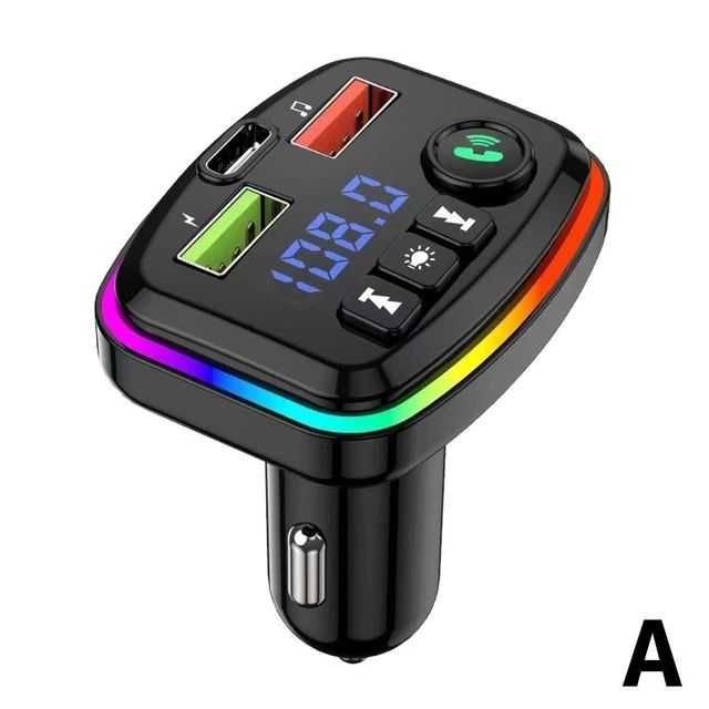 FM трансмитер Блутут Digital One SP00968 M14  BTv.5.0 2xUSB TypeC 3.1A