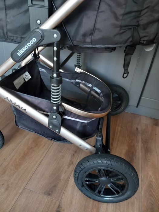 Carucior transformabil 3 în 1 KikkaBoo Amaia  Dark Grey