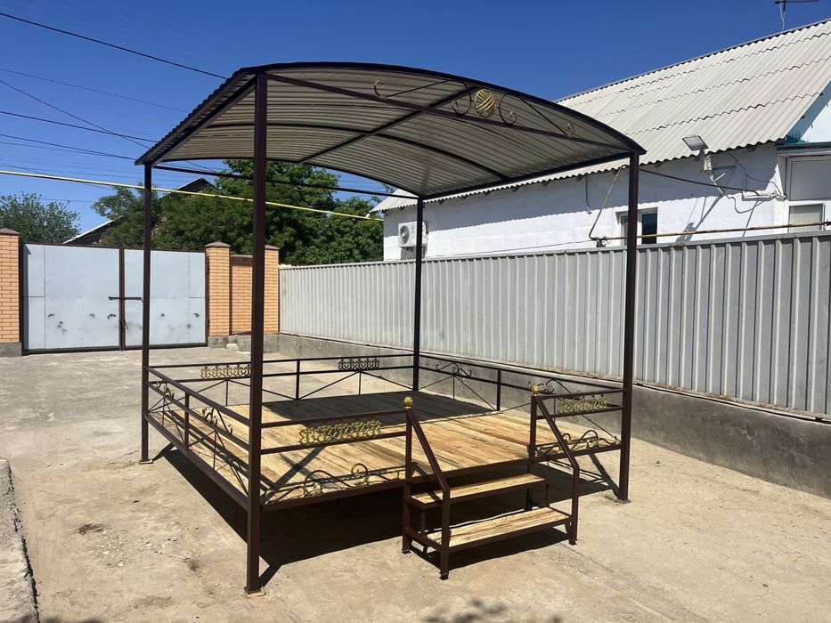 Тапчан беседка навес скамейка