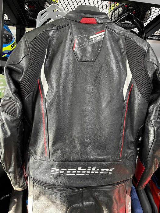 Kожен мото екип PROBIKER PRX- ,2части 54-L ,всички протектори,като нов