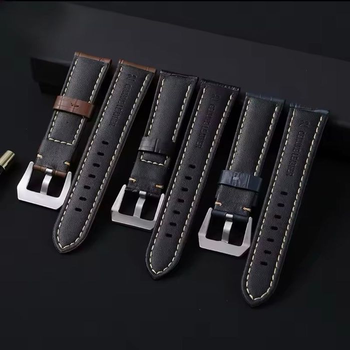 Висок клас кожени каишки за часовници 22мм