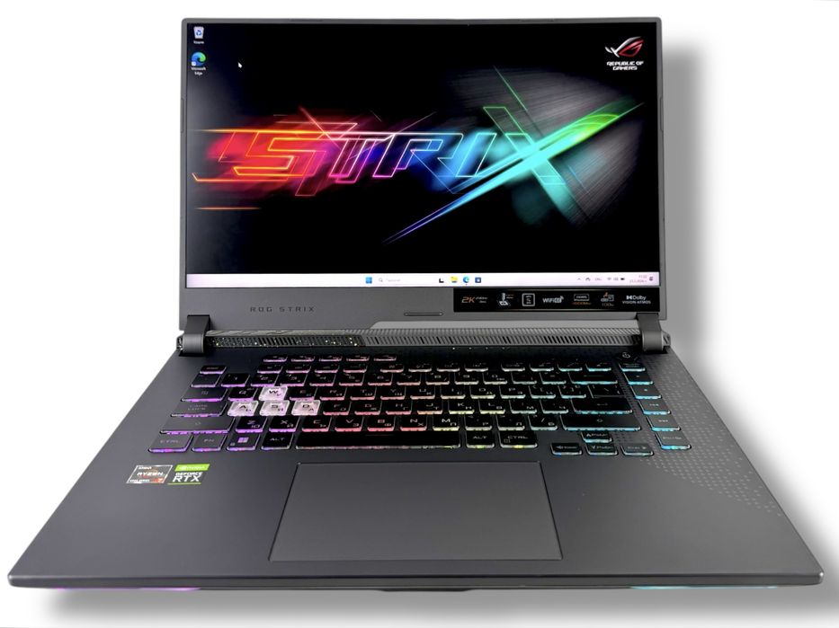 ASUS ROG STRIX G15 15" 2K 240Hz Ryzen 7 16RAM 1TB RTX 3060 Гаранция
