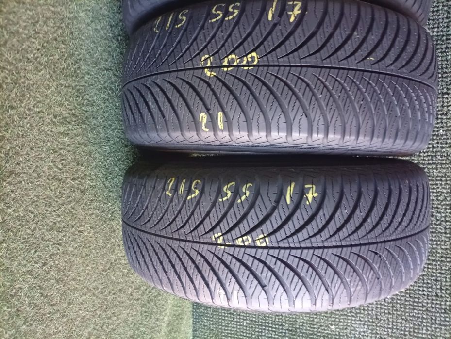 215 55 17 Hankook și Goodyear m+s