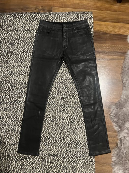 blugi waxed rick owens detroit cut marimea XL