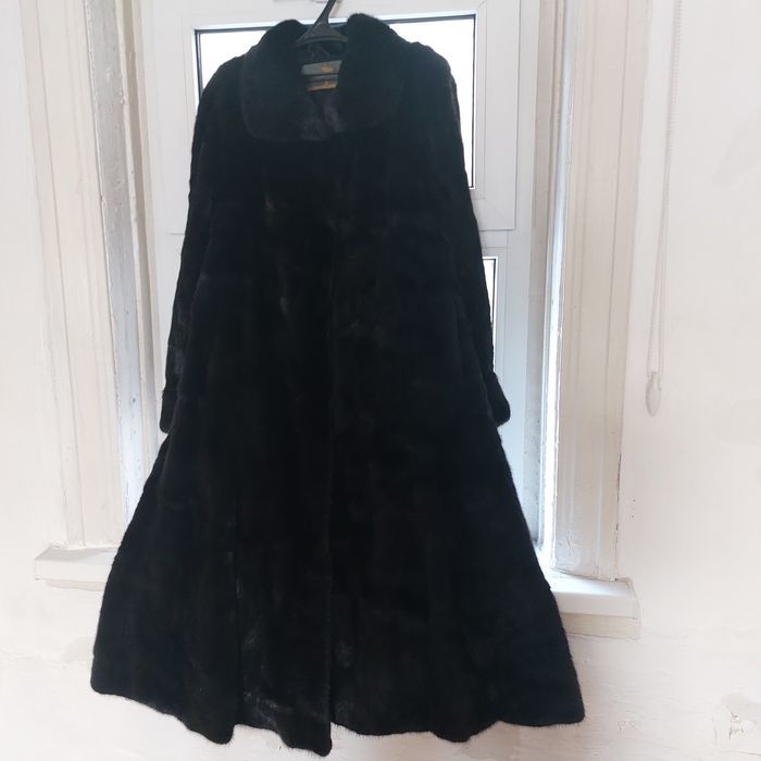 шуба норка длинная