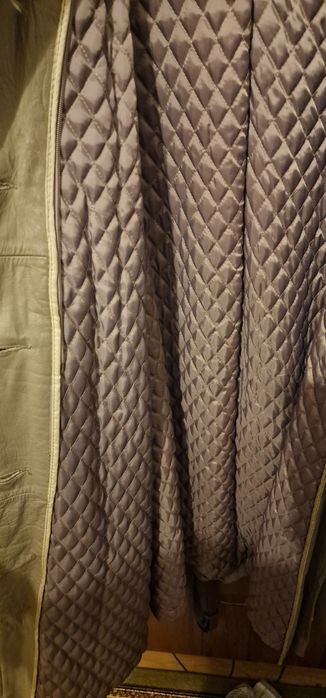 Пальто женское кожаное