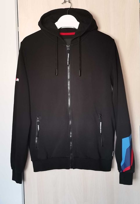 Hanorac barbati BMW Motorrad Motorsport Zip Hoodie marimea S Negru Original