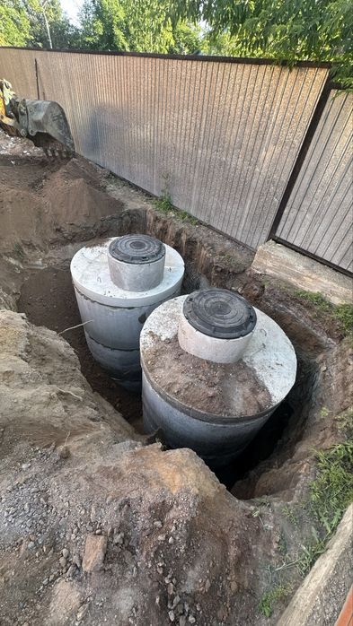Установка септика за 8 часов на 20% ниже рынка. Канализация.Водопровод