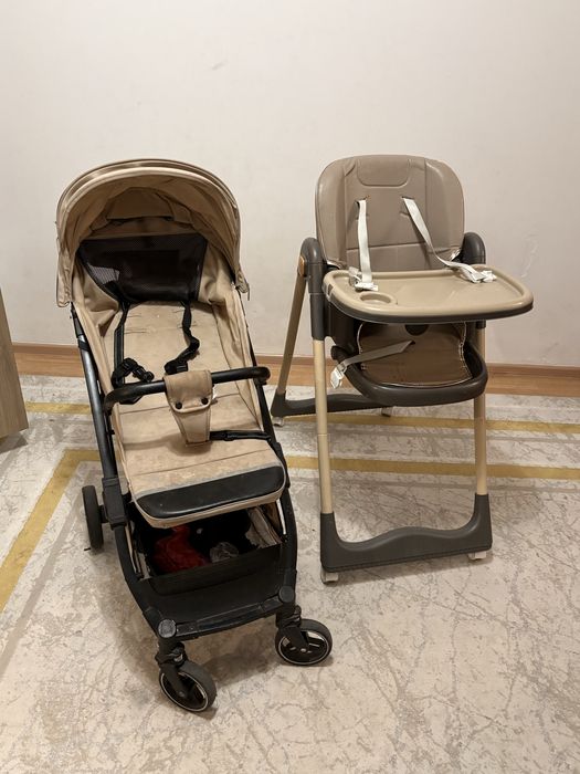 Продам коляску и обеденный стол