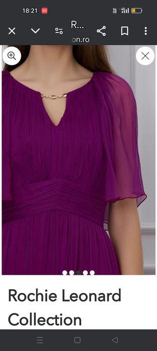 Rochie mătase naturala