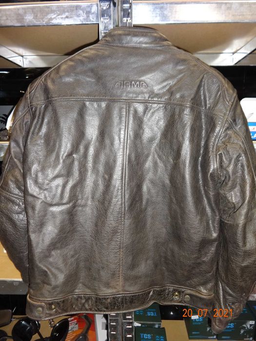 Ново ! Кожено мото яке Arma мото мотор чопър турист