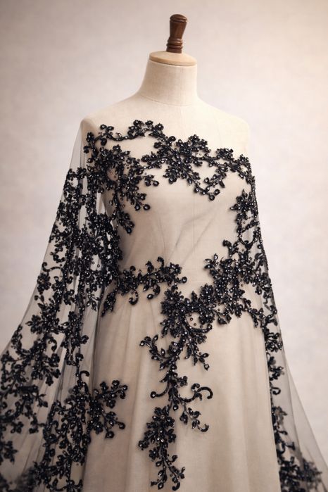 Кружево, черное, красивое