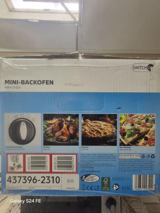 Cuptor electric MINI-BACKOFEN 1300W nou