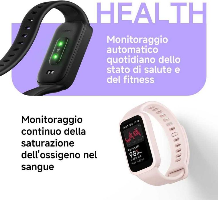 XIAOMI Smart Band 9 Active (розова)