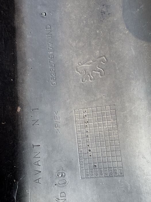 Спойлер предна броня на Пежо 206 / Peugeot 206