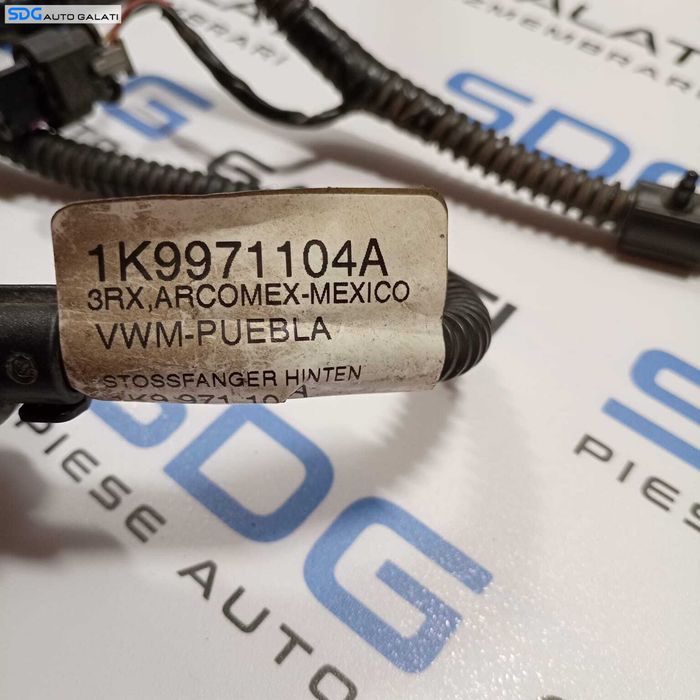 Cablaj Instalatie Electrica Pentru Senzori Parcare Spate Volkswagen Golf 6 2008 - 2014 Cod 1K9971104A [X1128]