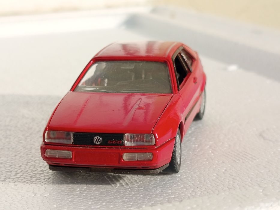 Machetă auto rară VW Corrado G60 la scara 1/43, fabricată de Schabak