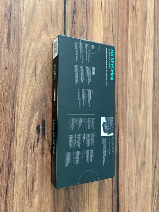 Tastatura Logitech MX Keys Mini, iluminată, wireless, US INTL, negru - ca nouă, la cutie