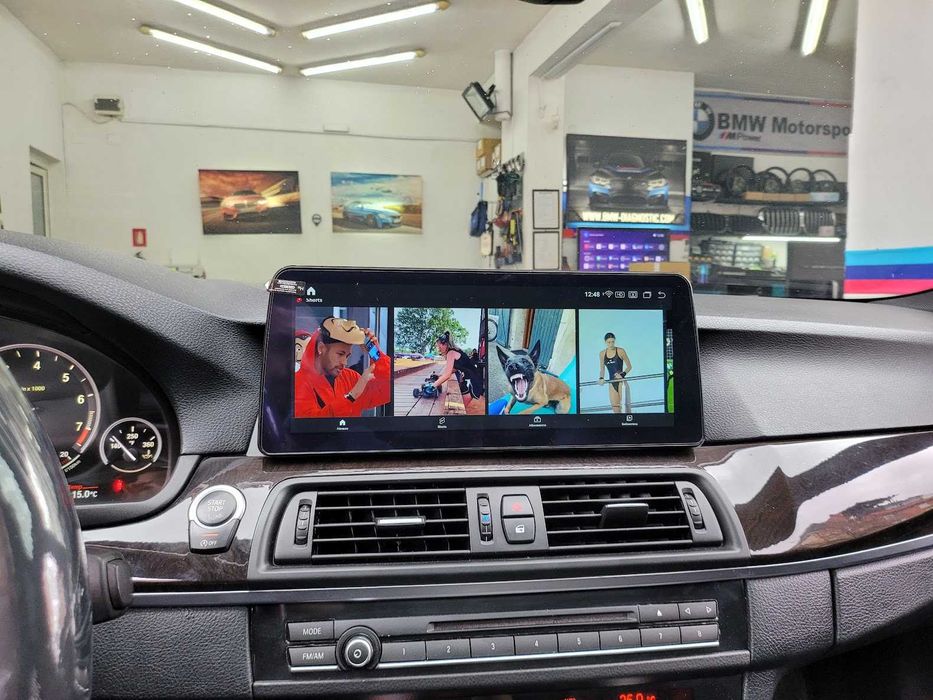 Навигация с ANDROID 14 8GB RAM 128GB HDD BMW F10 F11 БМВ Ф10 Ф11 CIC NBT + Apple Carplay