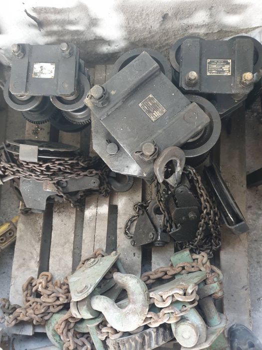 Верижен телфер с  количка