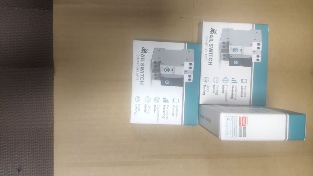 Rail Smart WiFi превключвател с функция за измерване на консумацията