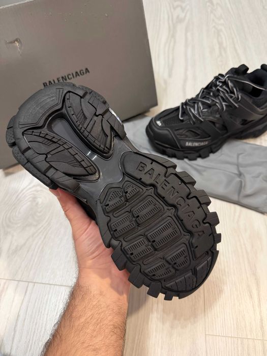Adidasi Balenciaga Track Lace-Up Sneakers Premium Full Box Black
