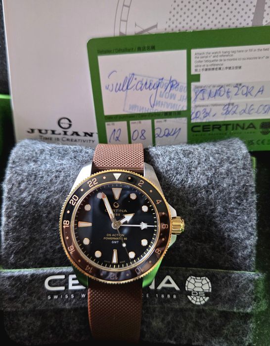 Certina GMT powermatic 80 в гаранция