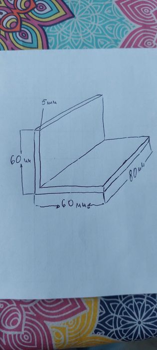 Ъглови планки 60/60/80