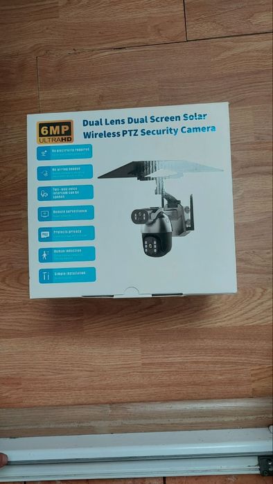 Camera supraveghere 4G cu panou solar /  sau cu lampa solara